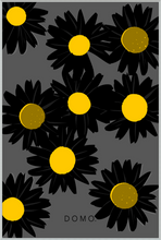 Load image into Gallery viewer, BLACK DAISIES 32x48
