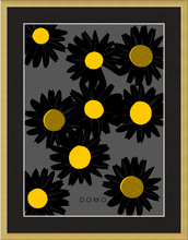 Load image into Gallery viewer, BLACK DAISIES 8x11
