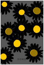 Load image into Gallery viewer, BLACK DAISIES 32x48
