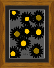 Load image into Gallery viewer, BLACK DAISIES 8x11
