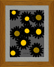 Load image into Gallery viewer, BLACK DAISIES 8x11
