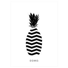 Load image into Gallery viewer, ABSTRACT PINEAPPLE B&amp;W 16x22
