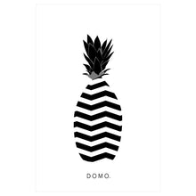 Load image into Gallery viewer, ABSTRACT PINEAPPLE B&amp;W 32x48
