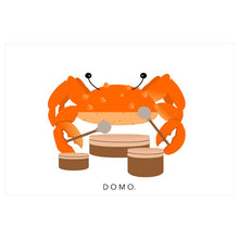 Load image into Gallery viewer, DRUMMER CRAB (SEA COLLECTION) 36x24 PRINT
