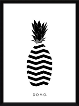 Load image into Gallery viewer, ABSTRACT PINEAPPLE B&amp;W 8x11
