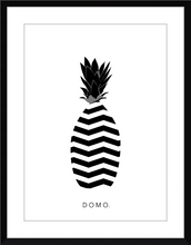 Load image into Gallery viewer, ABSTRACT PINEAPPLE B&amp;W 8x11
