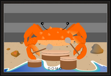 Load image into Gallery viewer, DRUMMER CRAB OCEAN (SEA COLLECTION) 36x24
