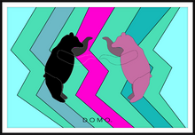 Load image into Gallery viewer, DISCO BEARS 36x24

