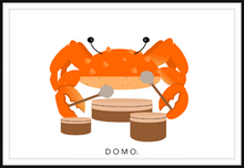 Load image into Gallery viewer, DRUMMER CRAB (SEA COLLECTION) 36x24
