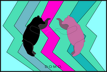 Load image into Gallery viewer, DISCO BEARS 60x40
