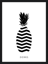 Load image into Gallery viewer, ABSTRACT PINEAPPLE B&amp;W 8x11
