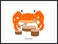 Load image into Gallery viewer, DRUMMER CRAB (SEA COLLECTION) 22x16
