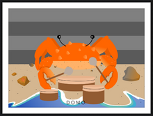 Load image into Gallery viewer, DRUMMER CRAB OCEAN (SEA COLLECTION) 22x16
