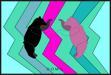 Load image into Gallery viewer, DISCO BEARS 36x24
