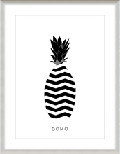 Load image into Gallery viewer, ABSTRACT PINEAPPLE B&amp;W 8x11
