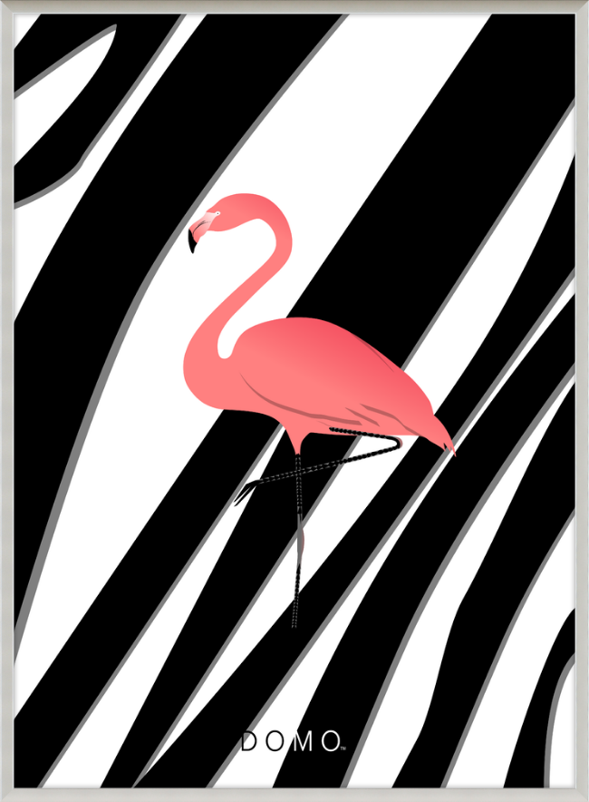 PINK FLAMINGO 16x22