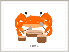 Load image into Gallery viewer, DRUMMER CRAB (SEA COLLECTION) 22x16
