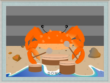 Load image into Gallery viewer, DRUMMER CRAB OCEAN (SEA COLLECTION) 22x16
