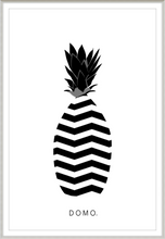 Load image into Gallery viewer, ABSTRACT PINEAPPLE B&amp;W 24x36
