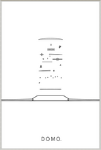 Load image into Gallery viewer, EXPLODED WATCH B&amp;W 32x48
