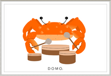 Load image into Gallery viewer, DRUMMER CRAB (SEA COLLECTION) 36x24
