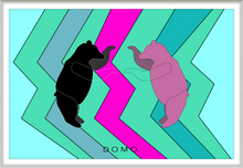 Load image into Gallery viewer, DISCO BEARS 36x24
