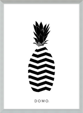 Load image into Gallery viewer, ABSTRACT PINEAPPLE B&amp;W 8x11
