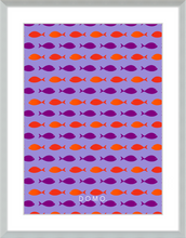 Load image into Gallery viewer, ORANGE FISH 8X11
