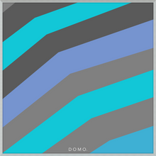 Load image into Gallery viewer, TEAL STRIPE (SEA COLLECTION) 24x24
