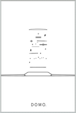 Load image into Gallery viewer, EXPLODED WATCH B&amp;W 32x48
