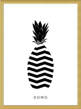 Load image into Gallery viewer, ABSTRACT PINEAPPLE B&amp;W 8x11
