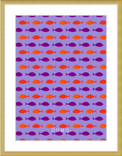 Load image into Gallery viewer, ORANGE FISH 8X11
