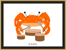 Load image into Gallery viewer, DRUMMER CRAB (SEA COLLECTION) 22x16
