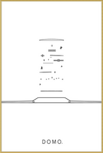 Load image into Gallery viewer, EXPLODED WATCH B&amp;W 32x48
