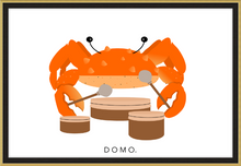 Load image into Gallery viewer, DRUMMER CRAB (SEA COLLECTION) 36x24
