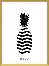 Load image into Gallery viewer, ABSTRACT PINEAPPLE B&amp;W 8x11
