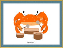 Load image into Gallery viewer, DRUMMER CRAB (SEA COLLECTION) 22x16
