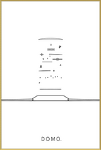 Load image into Gallery viewer, EXPLODED WATCH B&amp;W 32x48
