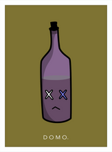 Load image into Gallery viewer, FROWNING ALE DUSTY GRAPE 8x11
