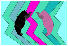 Load image into Gallery viewer, DISCO BEARS 36x24
