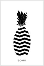 Load image into Gallery viewer, ABSTRACT PINEAPPLE B&amp;W 40x60
