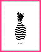 Load image into Gallery viewer, ABSTRACT PINEAPPLE B&amp;W 8x11
