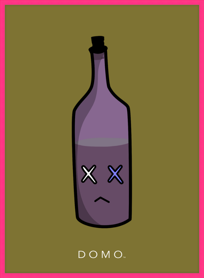 FROWNING ALE DUSTY GRAPE 16x22