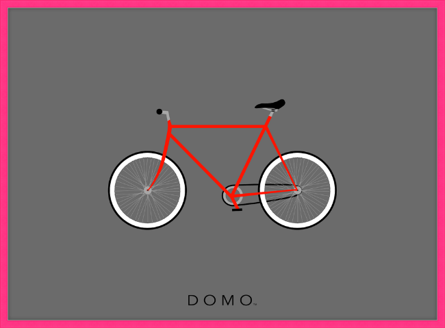 RED BIKE 22x16