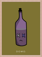 Load image into Gallery viewer, FROWNING ALE DUSTY GRAPE 8x11
