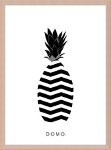 Load image into Gallery viewer, ABSTRACT PINEAPPLE B&amp;W 8x11
