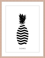 Load image into Gallery viewer, ABSTRACT PINEAPPLE B&amp;W 8x11
