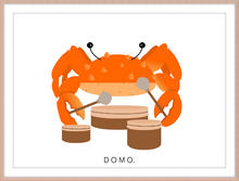 Load image into Gallery viewer, DRUMMER CRAB (SEA COLLECTION) 22x16
