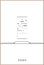 Load image into Gallery viewer, EXPLODED WATCH B&amp;W 32x48
