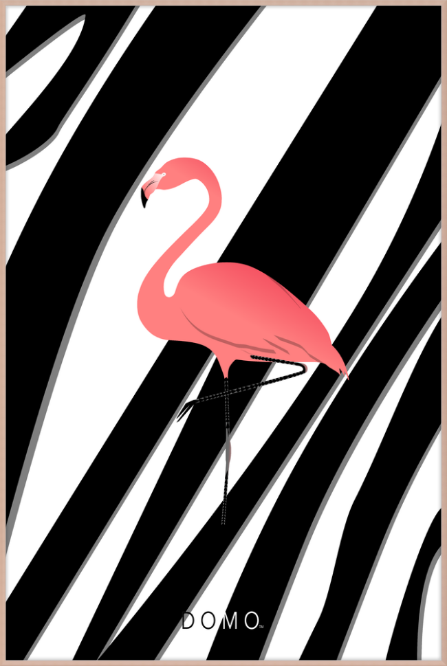 PINK FLAMINGO 32x48